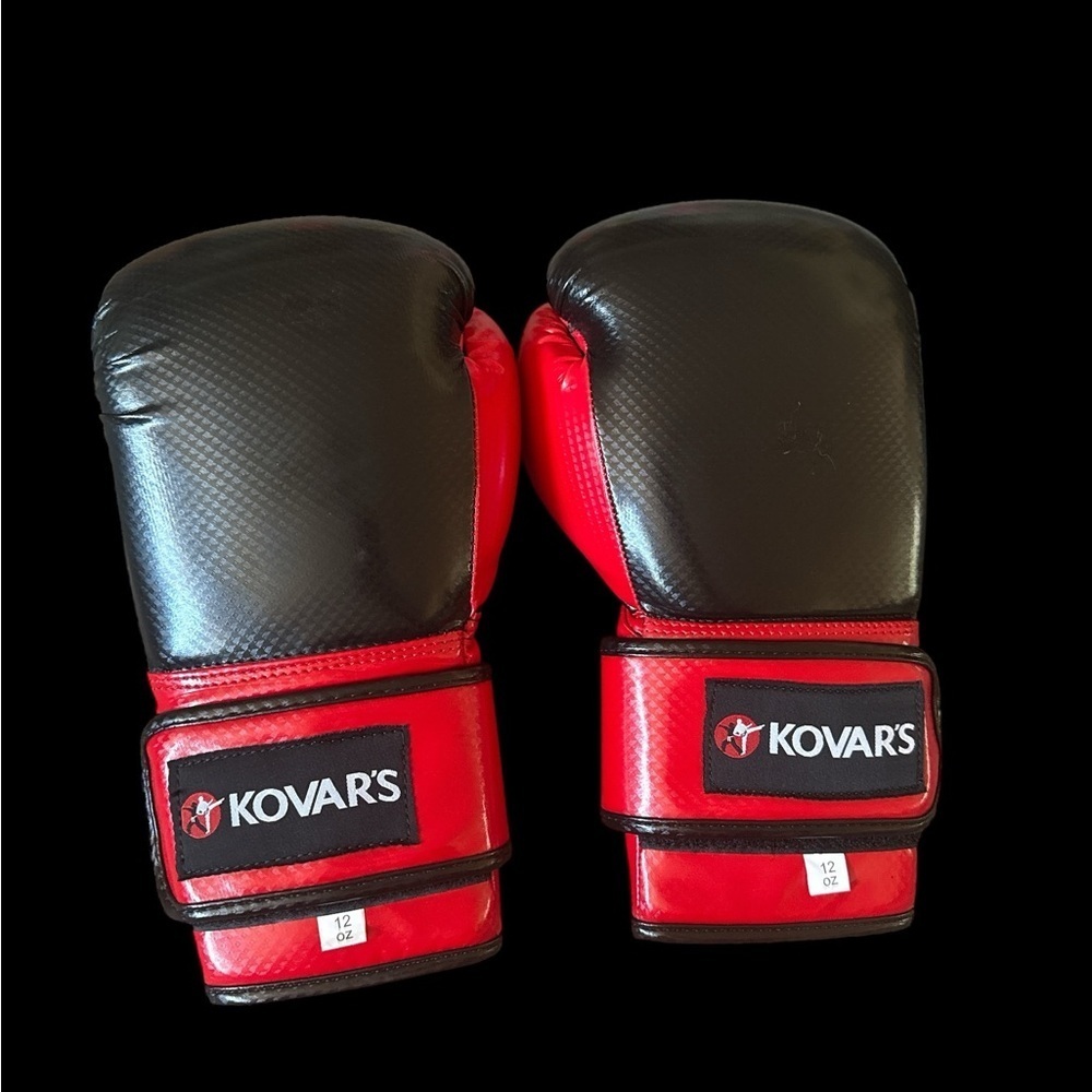 Red and Black Boxing Gloves